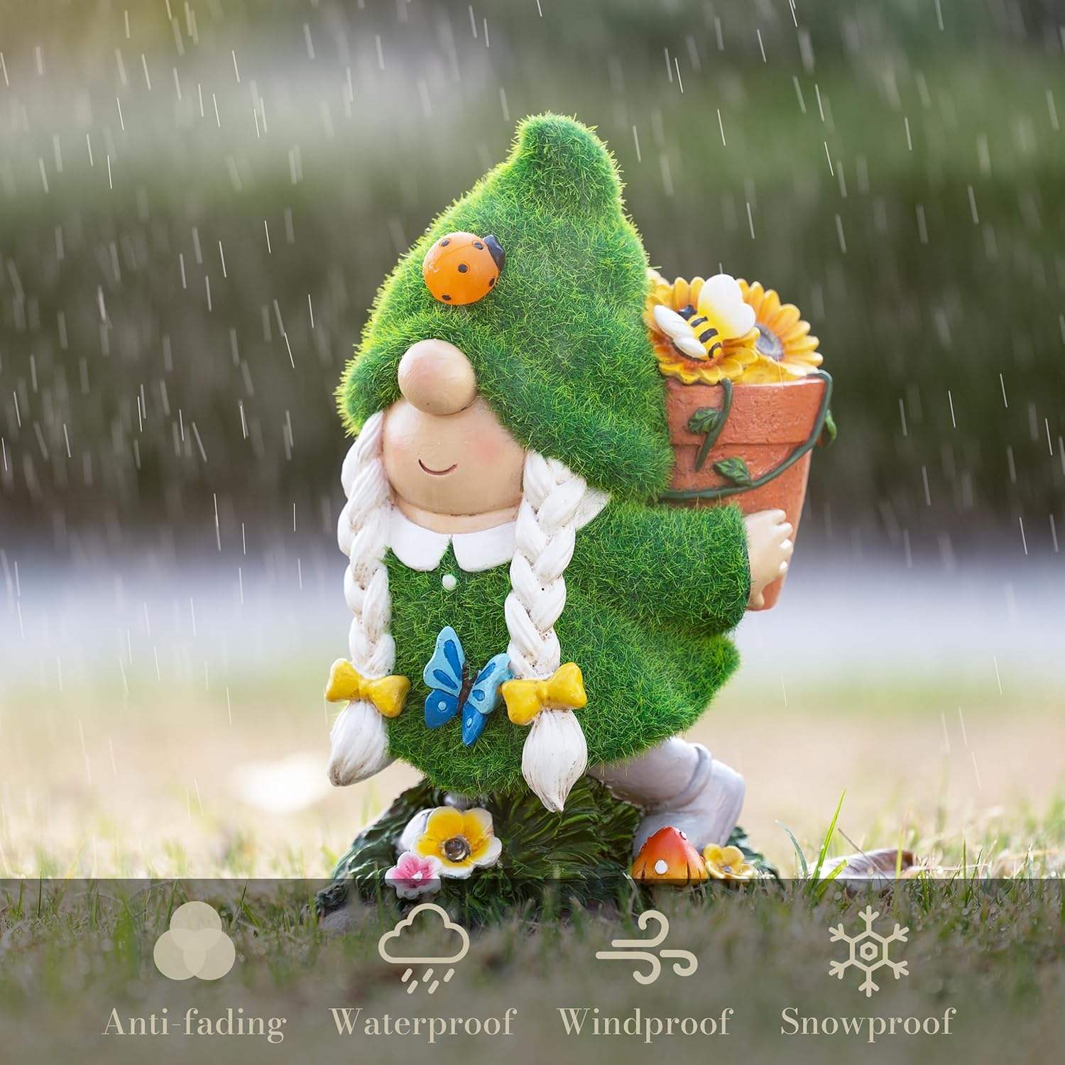 Gardener Gnome Garden Figurine