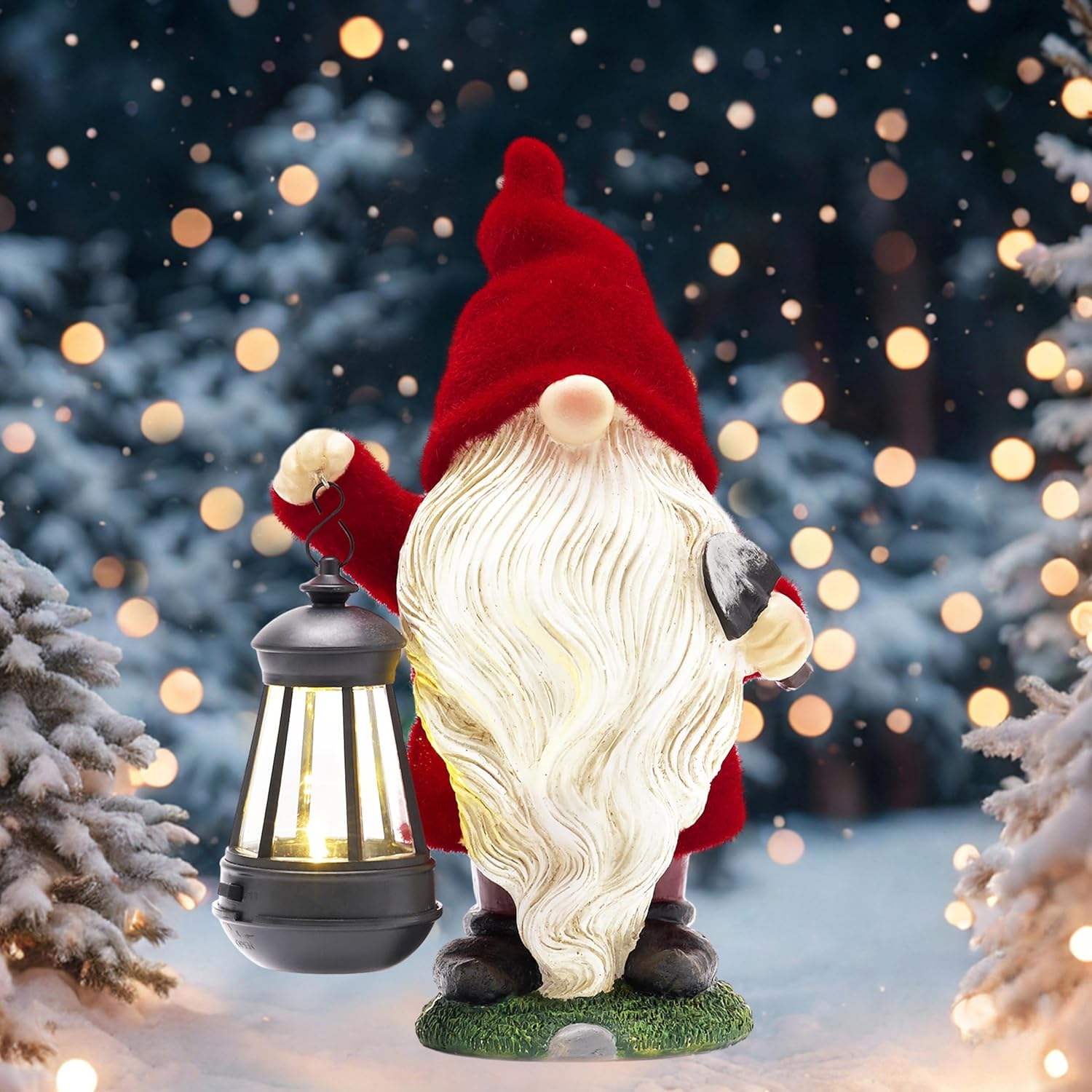Red Gnome Garden Figurine